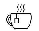 ikon av kaffekopp